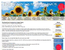 Tablet Screenshot of brainfoodcookbook.com